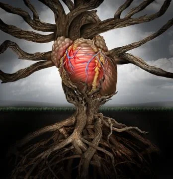 Human Heart Health Concept Stock Illustration