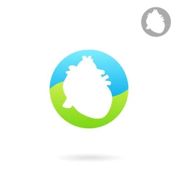 Human heart icon Stock Illustration