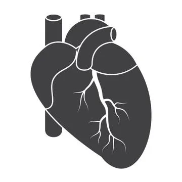 Human Heart Icon Stock Illustration