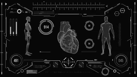 Human heart scan. Stock Footage 118879644