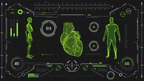 Human heart scan. Stock Footage 118879809