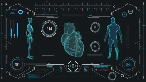 Human heart scan. Stock Footage 118879840