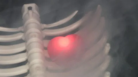 The human heart is suffocating in nicotine Stock Footage 22075979
