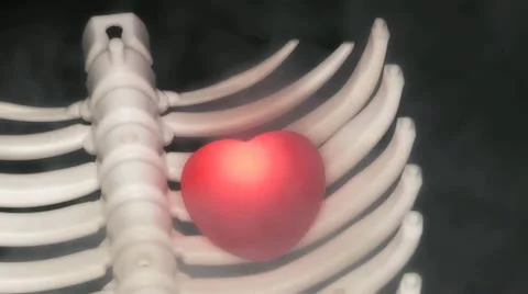 The human heart is suffocating in nicotine Stock Footage 22076371