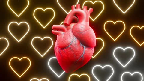 Human Heart VJ Vídeo Stock 301612958