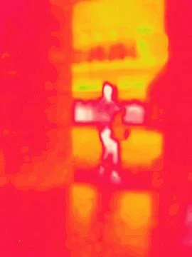 Human heat map. Stock Photos