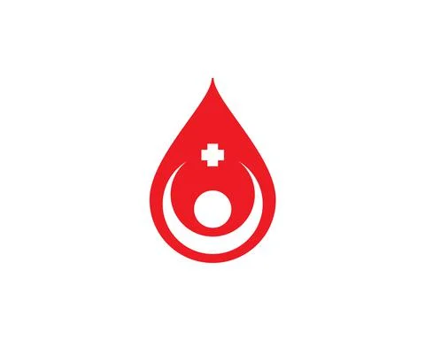 Human holding star inside red liquid blood drops Stock Illustration