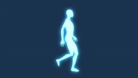 Human hologram Stock Footage 324711915