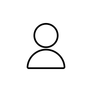 Human icon. Element of simple icon for websites, web design, mobile app, info Stock Illustration