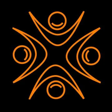 Human icons Stock Illustration