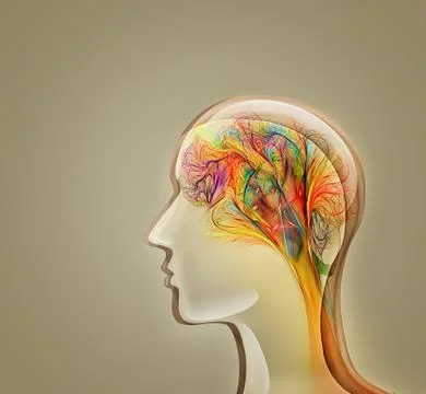 Human imagination conceptual image Stock Illustration