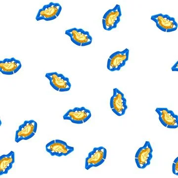 Human ingenuity isometric icon seamless pattern Stock Illustration