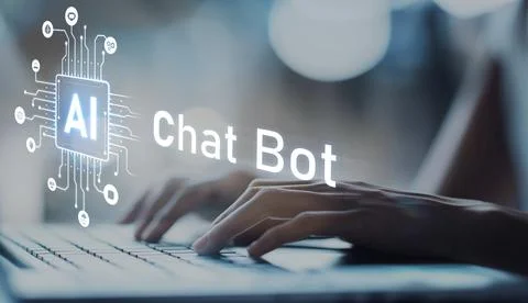 Human interact with AI artificial intelligence brain process generative AI EIDE Stock Photos
