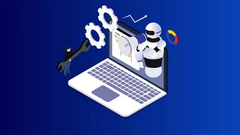 Human interactive tech interaction 3d animation in 4K UHD 3840x2160 Stock Footage 233961884