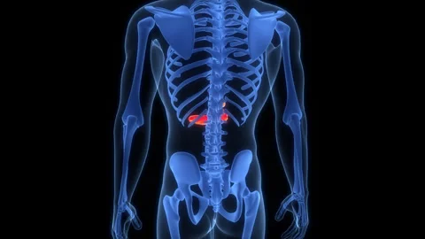 Human Internal Organs Pancreas with Gallbladder Anatomy Animation Concept Stock-Footage 303626144