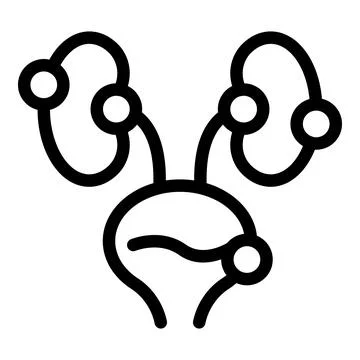 Human kidneys and bladder maintaining fluid balance Illustrazione stock