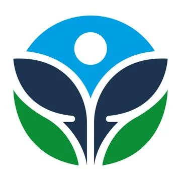 Human Leaf Person Circle Logo Template Vector Design Icon Stock Illustration