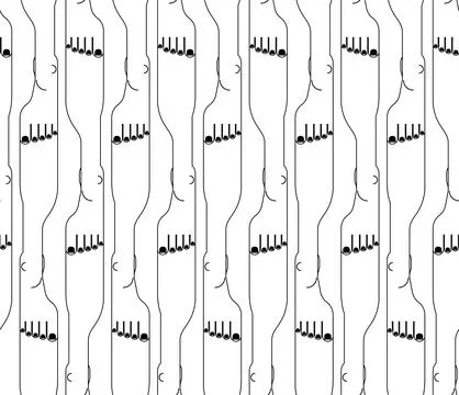 Human legs top view pattern seamless. legs background Stock Illustration