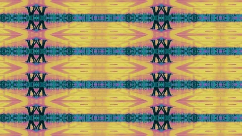 Human Legs Walking Mirror Effect Psychedelic Loop Stock Footage 109482886