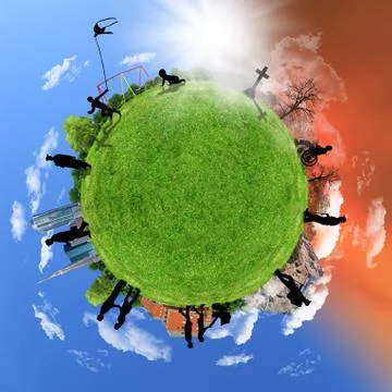 Human life circle Stock Photos