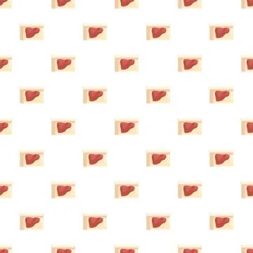 Human liver cartoon pattern background for medical design Stock Illustration