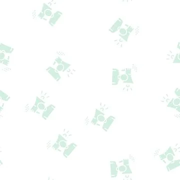 Human loudspeaker glyph seamless pattern Stock-Illustration