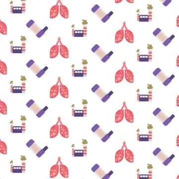 Human lungs anesthesia breathing machine or ventilator icon healthcare medical Stock Illustration