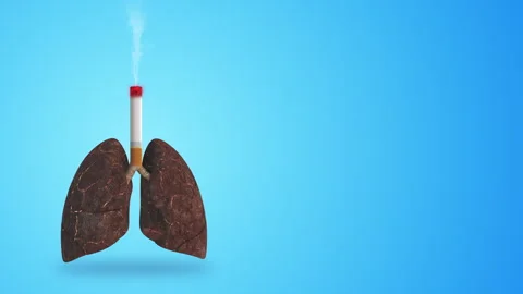 burning lungs after smoking cigarettes The Impact of and Vaping on Respiratory Health Human lungs damage due to