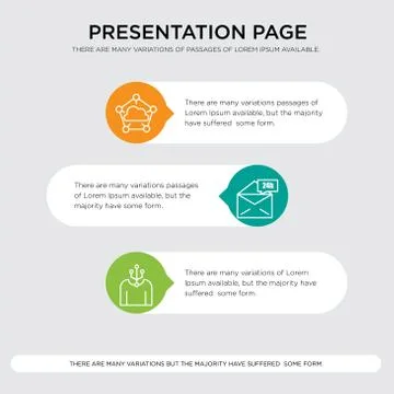 Human, Mail 24 hours, Cloud computing presentation Stock Illustration