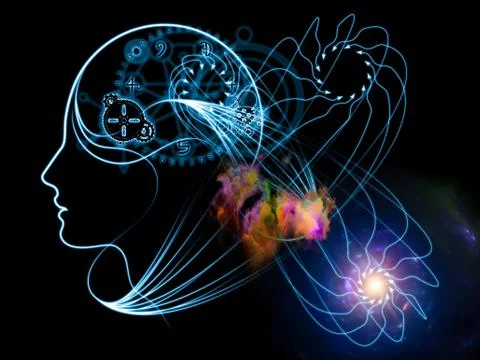 Human Meditations Illustrazione stock