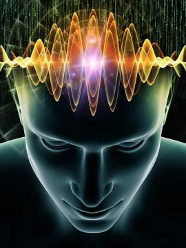 Human Mind Backdrop Illustrazione stock