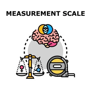 Human mind comparing gender equality with a measurement scale Stock Illustration