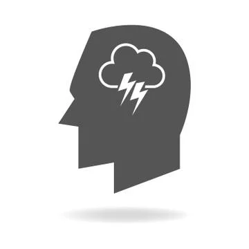 Human mind concept graphic Stock Illustration