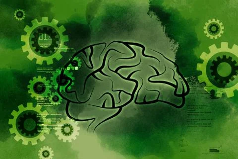 Human mind concept Stock Illustration