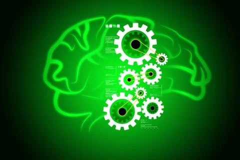 Human mind concept Stock Illustration