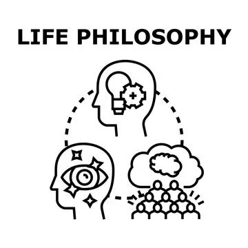 Human mind developing ideas and understanding concept Illustrazione stock
