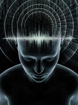 Human Mind Elements Stockillustratie