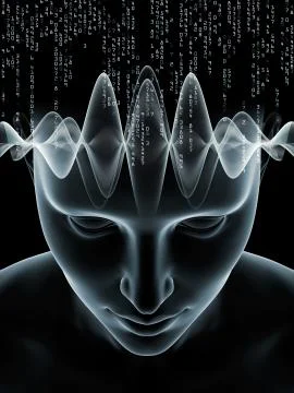Human Mind Elements Stockillustratie