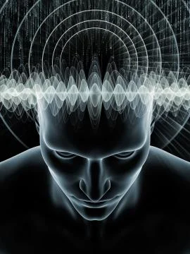 Human Mind Elements Stock Illustration