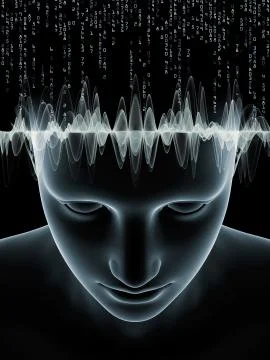 Human Mind Elements Stock Illustration