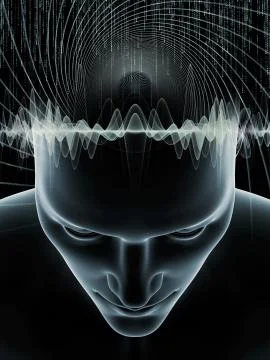 Human Mind Elements Stock Illustration