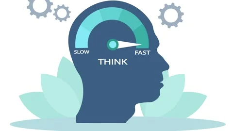 Human Mind Speed of thinking measurement and Performance Concept. Gauge Ind.. Stock Footage 304774036