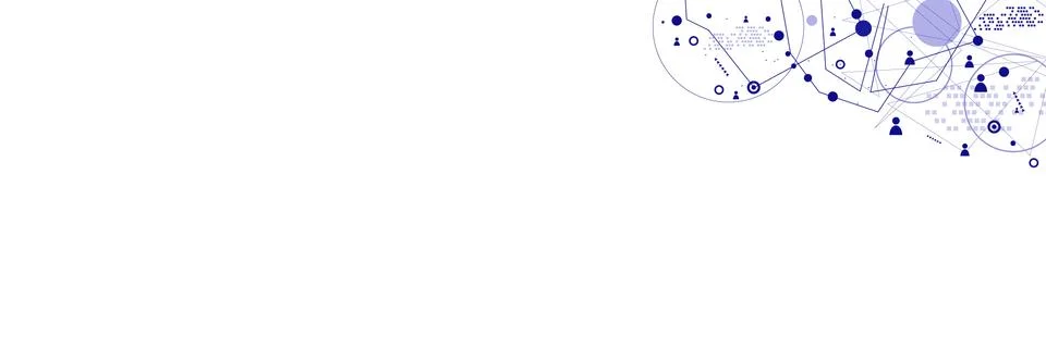 Human model connection on the white Illustrazione stock