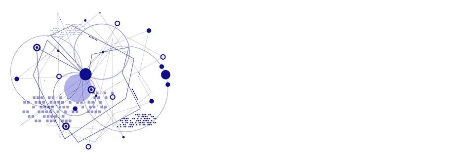 Human model connection on the white Stock Illustration