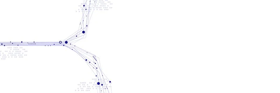 Human model connection on the white Illustrazione stock