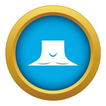 Human neck icon blue vector isolated Stock Illustration