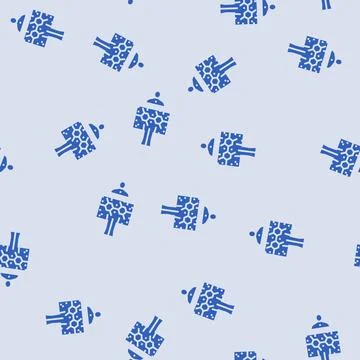 Human nervous system showing pcb damage zones glyph seamless pattern Stockillustratie