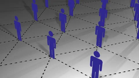 Human network Video stock 50632778