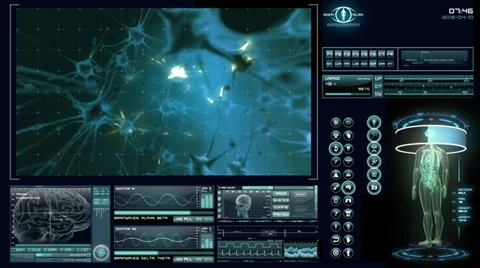Human neural network visualization Vidéo 37504791