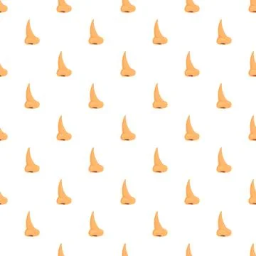 Human nose anatomy repetitive pattern and texture Illustrazione stock